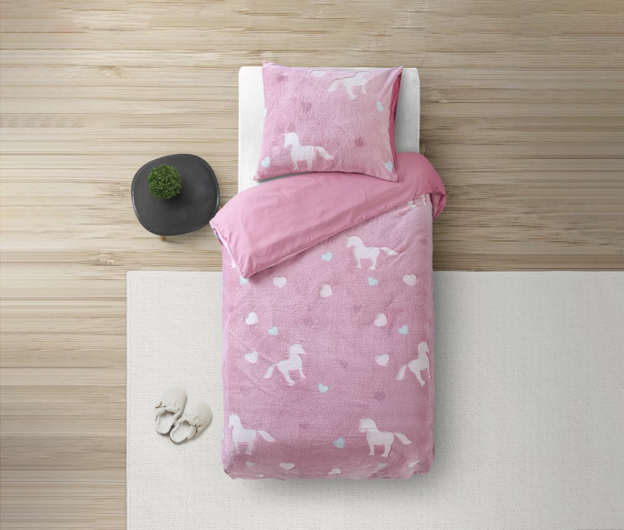 Glow in the dark Unicorn Roze