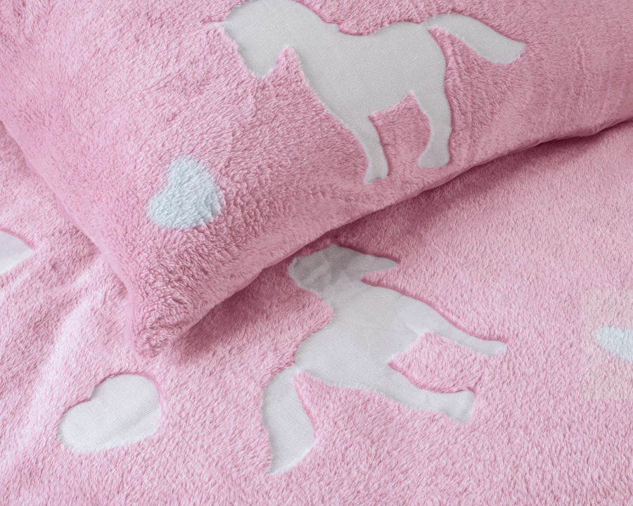 Glow in the dark Unicorn Roze