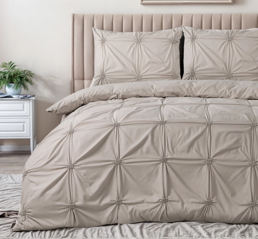 Punch pintuck Taupe