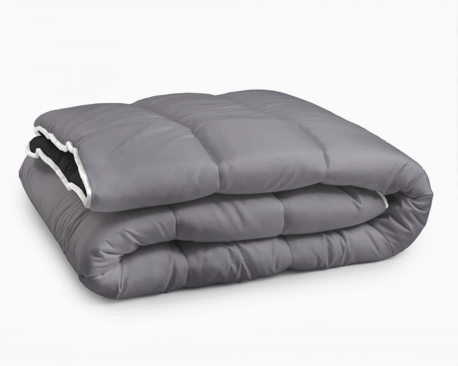 All-in one lazy dekbed Zwart/Antraciet  (Dropshipment Verpakking)