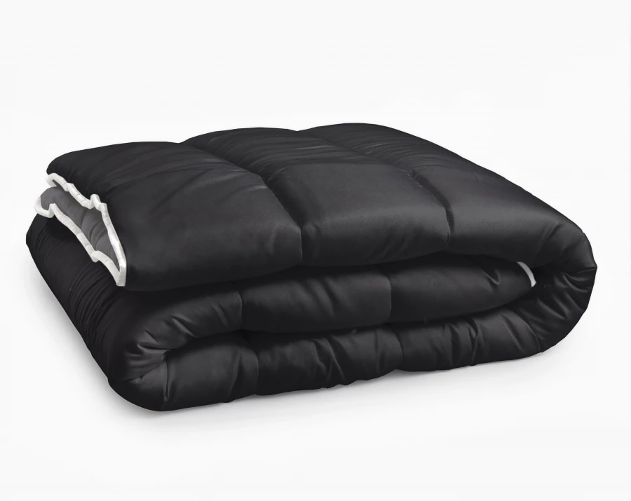 All-in one lazy dekbed Zwart/Antraciet  (Dropshipment Verpakking)