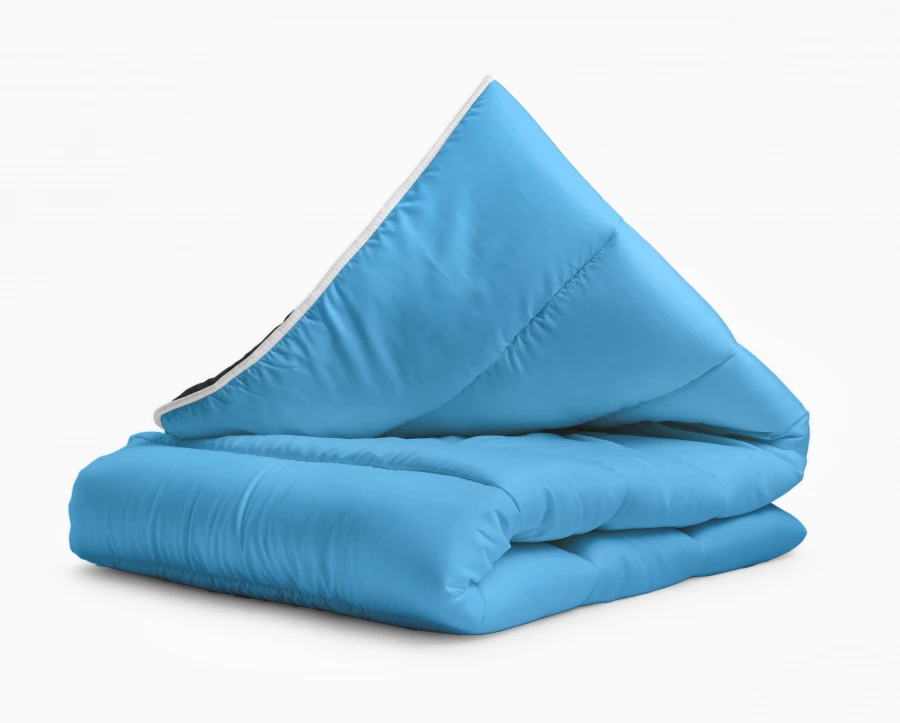 All-in one lazy dekbed Zwart/Blauw (Dropshipment Verpakking)