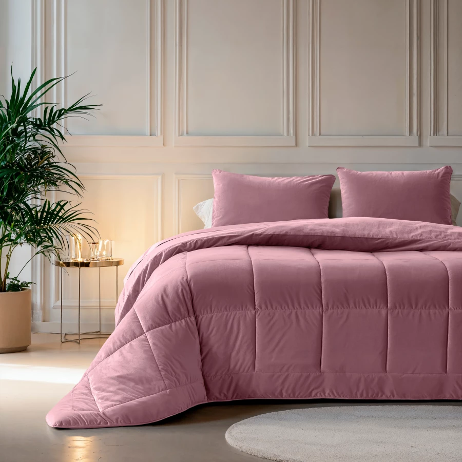 Lazy Velvet Dekbed Oud Roze