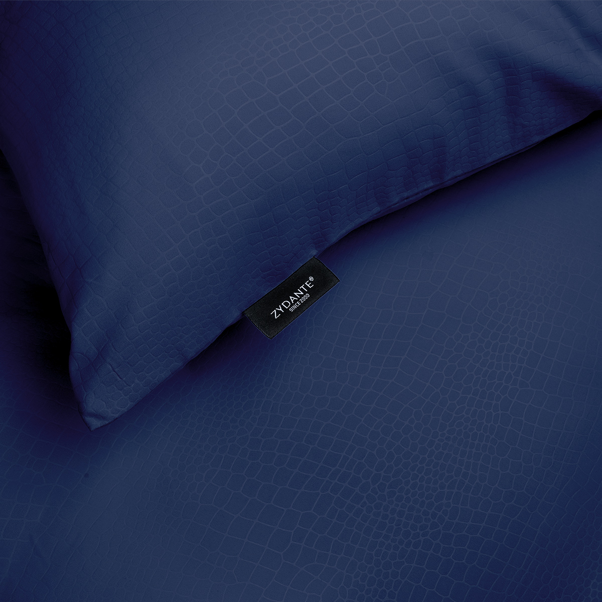 Emboss Dekbedovertrekset Crocodile - Donkerblauw