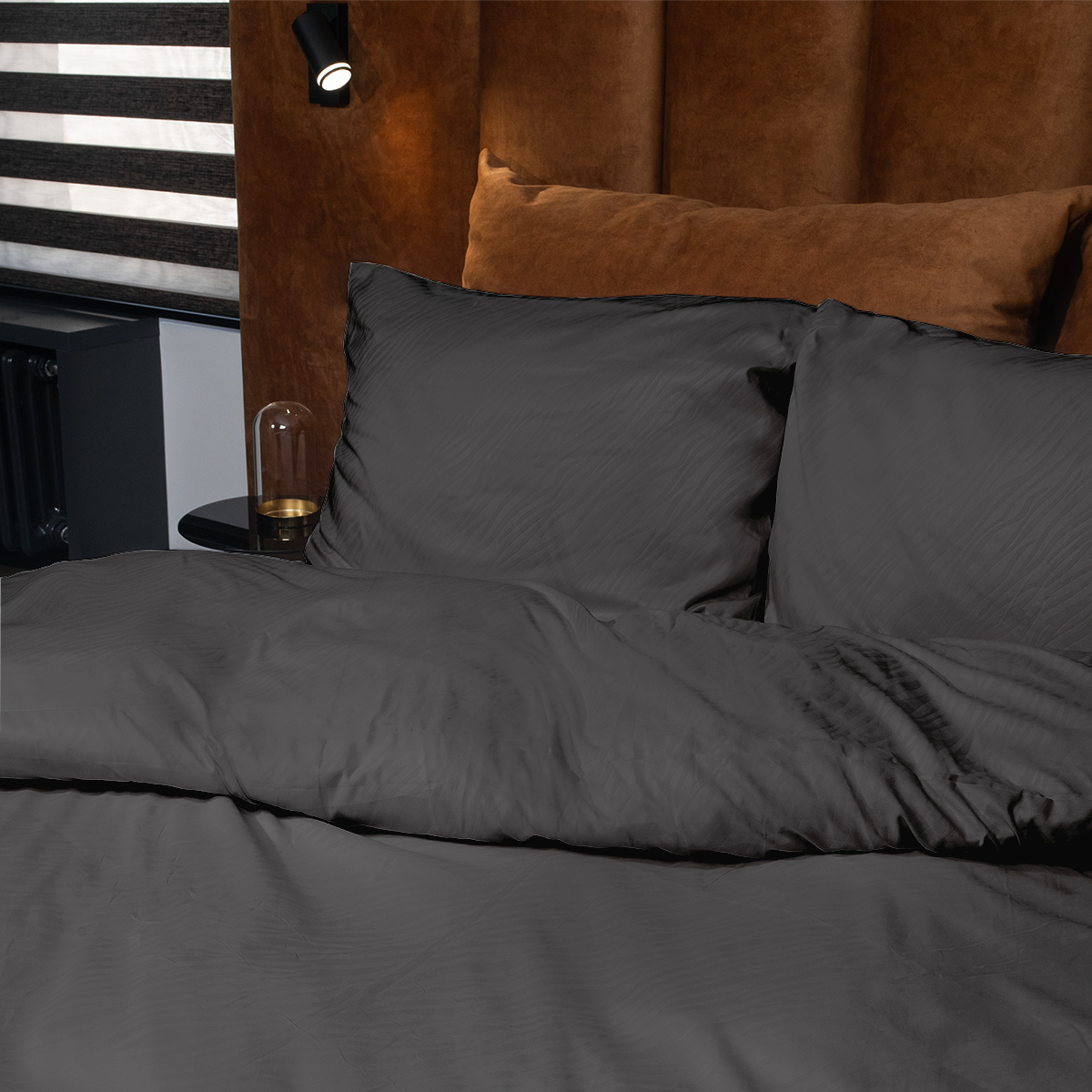 Emboss Dekbedovertrekset Zebra - Zwart