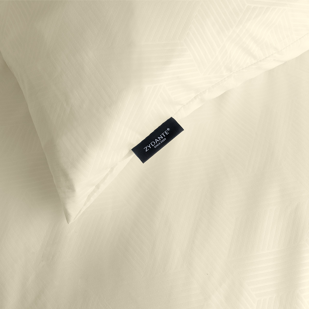 Emboss Dekbedovertrekset Geometric - Champagne