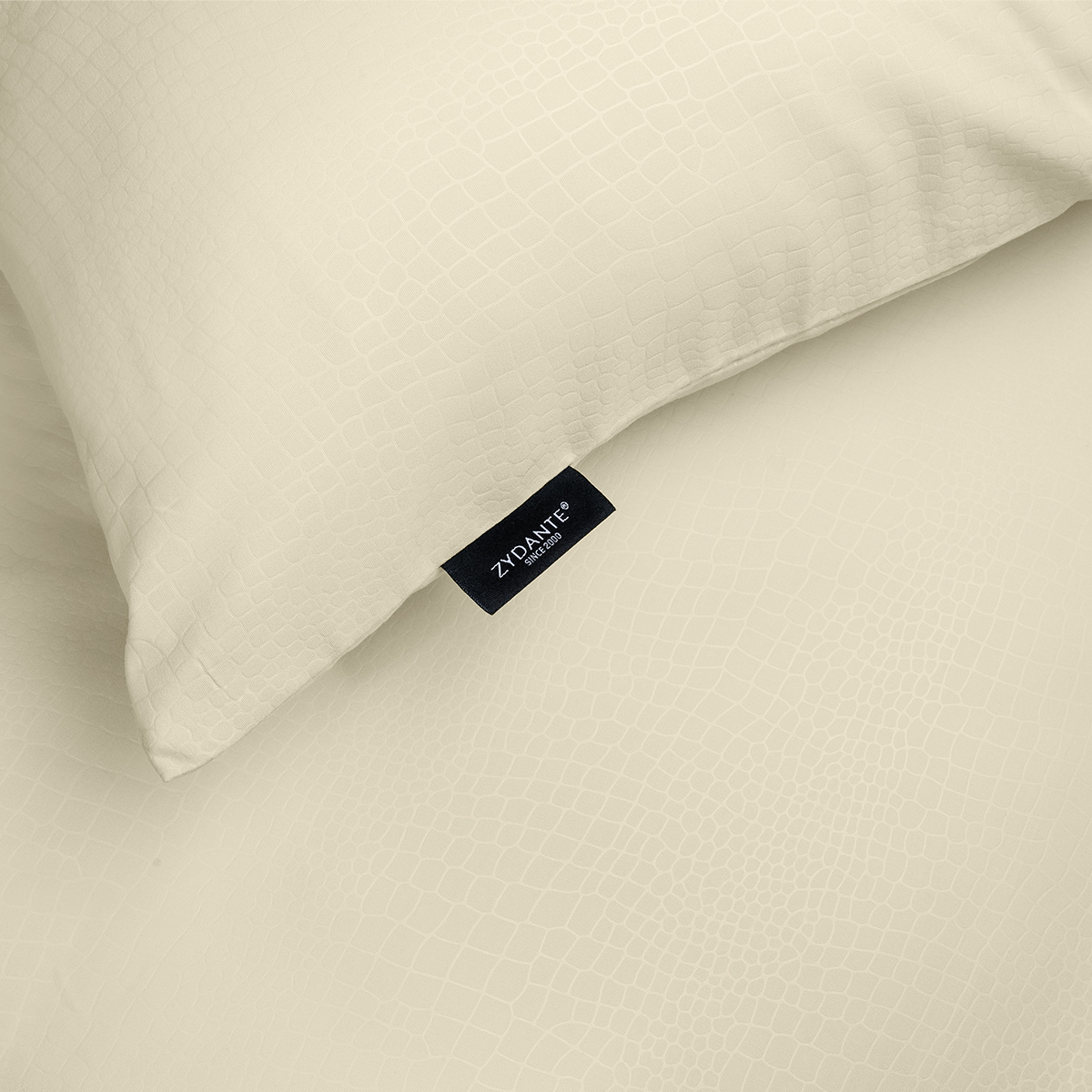 Emboss Dekbedovertrekset Crocodile - Champagne