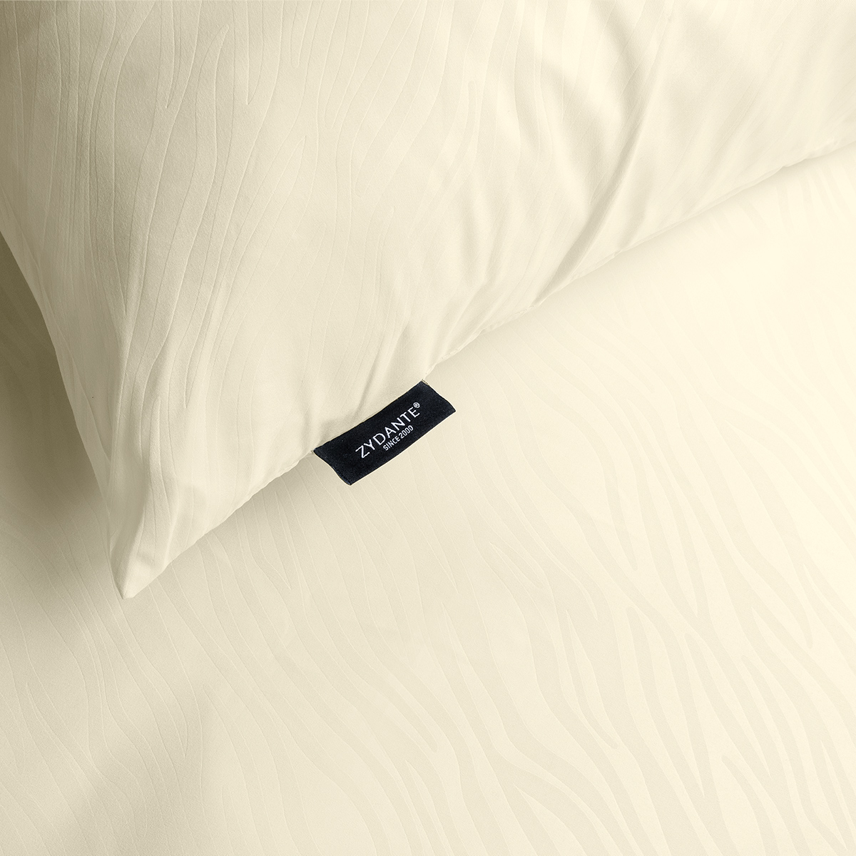 Emboss Dekbedovertrekset Zebra - Champagne