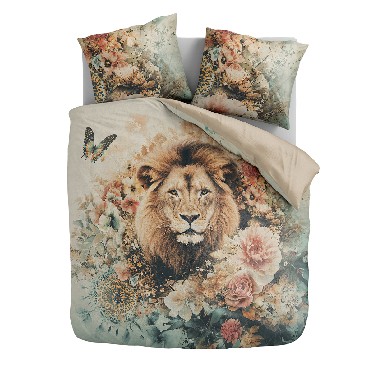 % Microvezel dekbedovertrekset Wildflower King