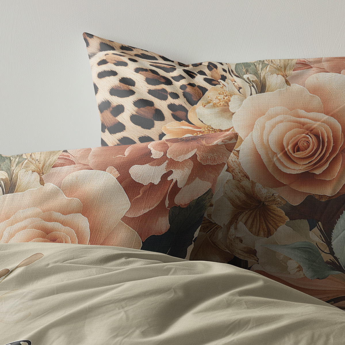 % Microvezel dekbedovertrekset Leopard Bliss
