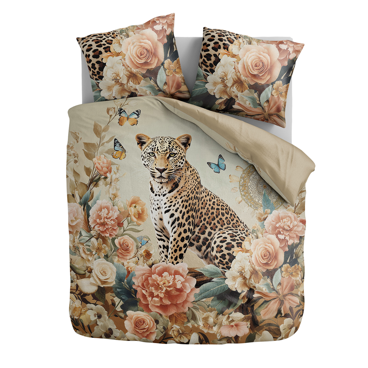 % Microvezel dekbedovertrekset Leopard Bliss