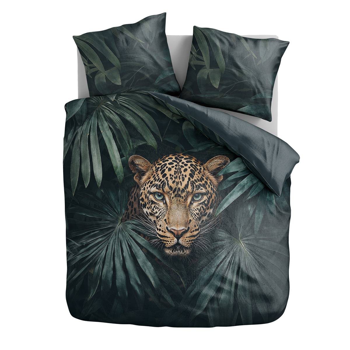 % Microvezel dekbedovertrekset Jungle Majesty Leopard