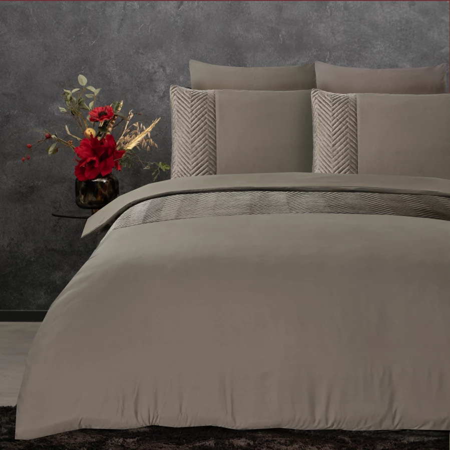 Velvet Crossline Taupe