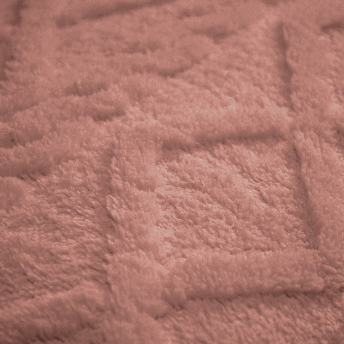 Dekbedovertrekset Jacquard Teddy Peach