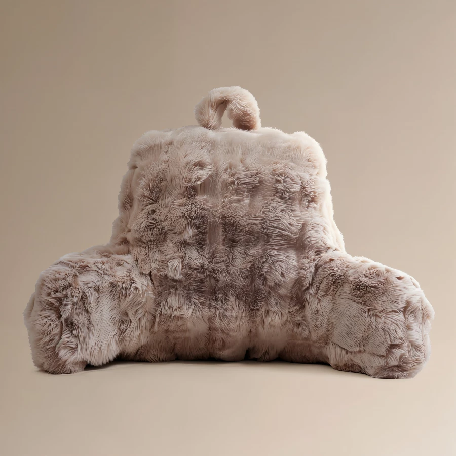 Bedrest Pompom Taupe 34 x 50
