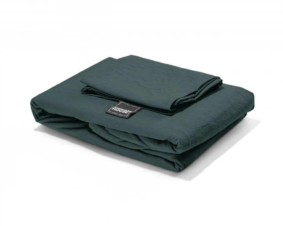 Stone washed Donker Groen