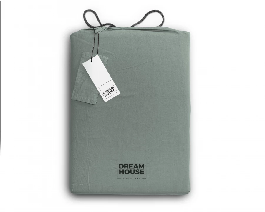 Stone washed Groen