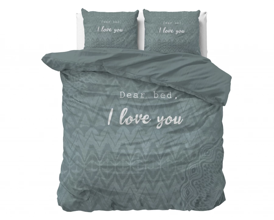 I Love Bed Groen