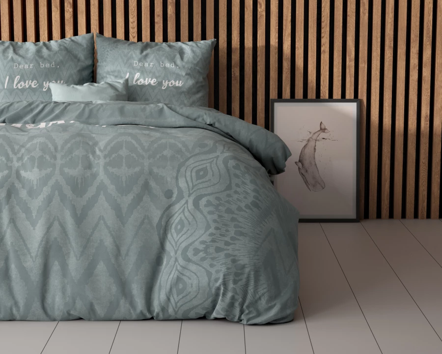 I Love Bed Groen