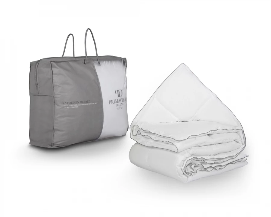 Percale Cotton Touch Enkel Verkoelend Dekbed Wit