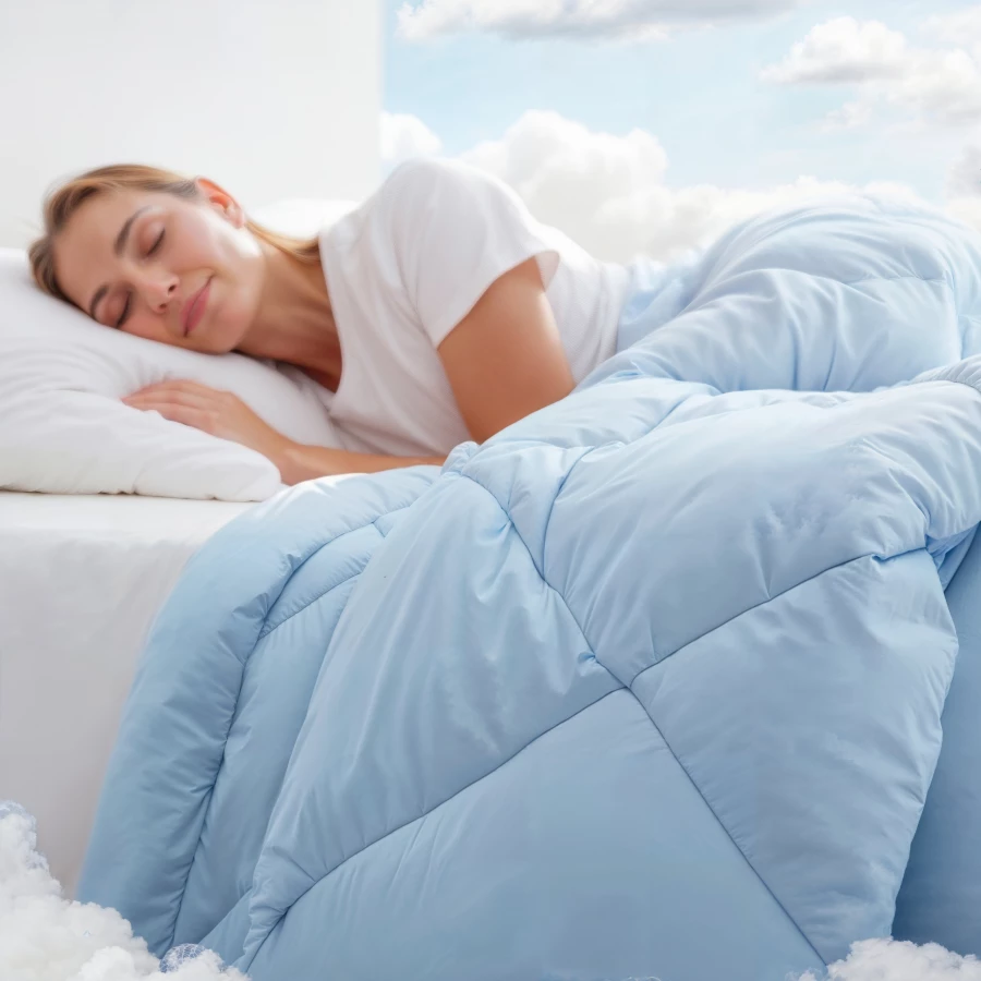 Qmax dekbed Blauw