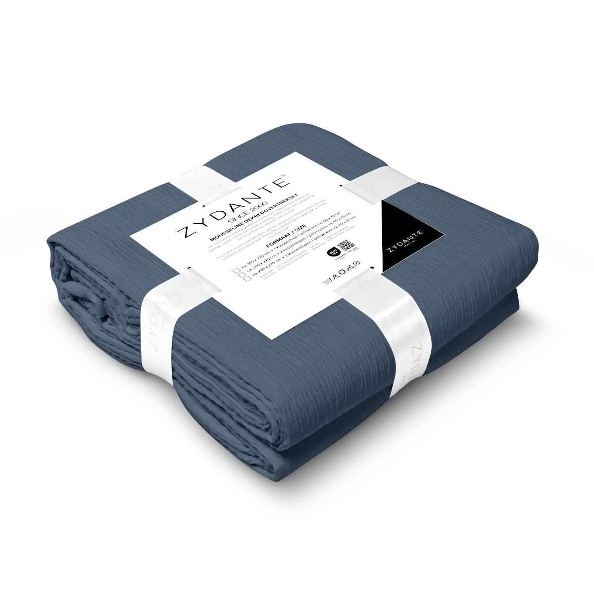 Mousseline Dekbedovertrekset Micro - Petrol