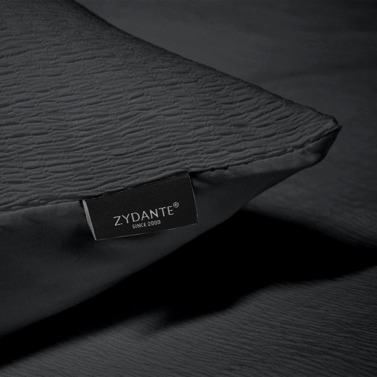 Mousseline Dekbedovertrekset Micro - Donkergrijs