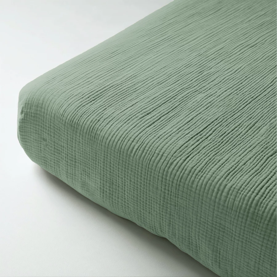 Mousseline Hoeslaken Groen