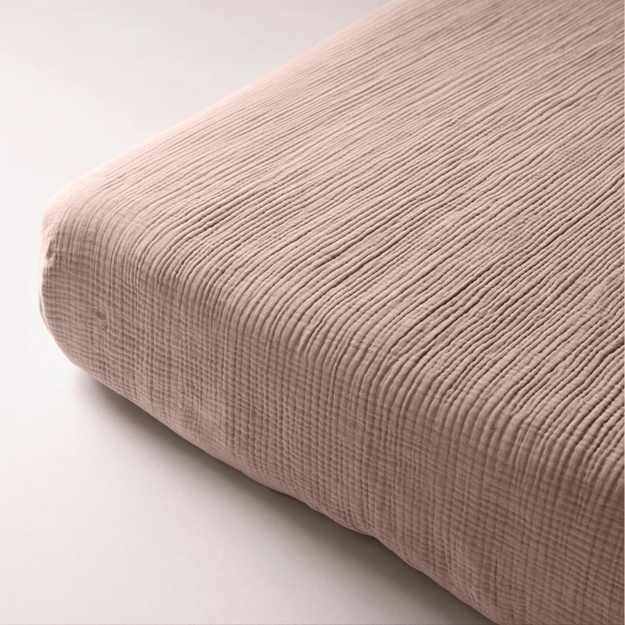 Mousseline Hoeslaken Blush Roze