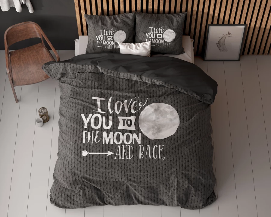 Moon and Back Antraciet