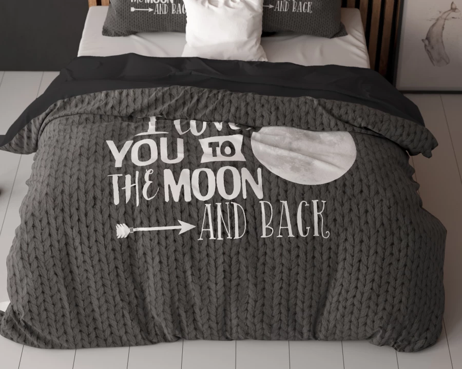Moon and Back Antraciet