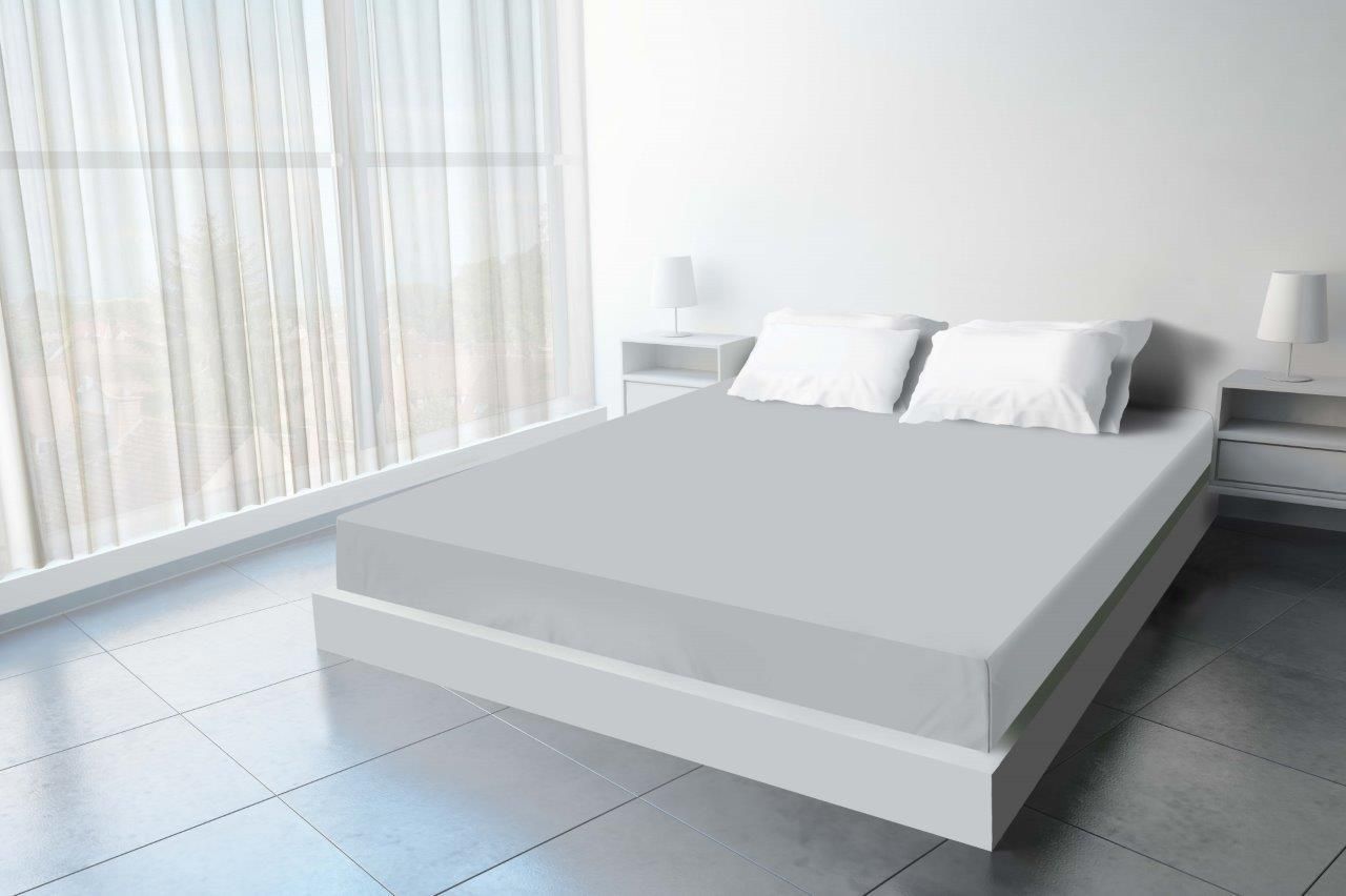 Jersey Matras Hoeslaken - Zilver Grijs