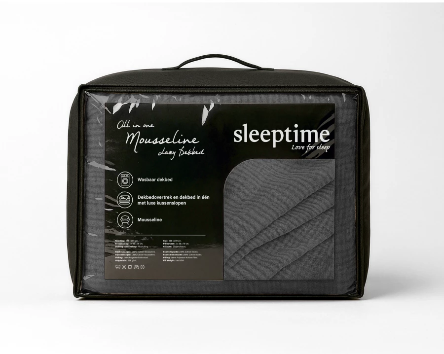 Bodypillow Pompom Antraciet 140 x 20