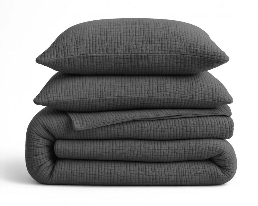 Bodypillow Pompom Antraciet 140 x 20