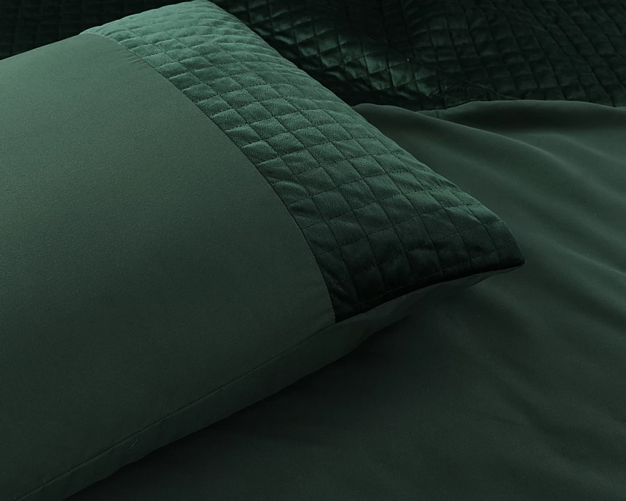 Velvet Ruffles Granite Green