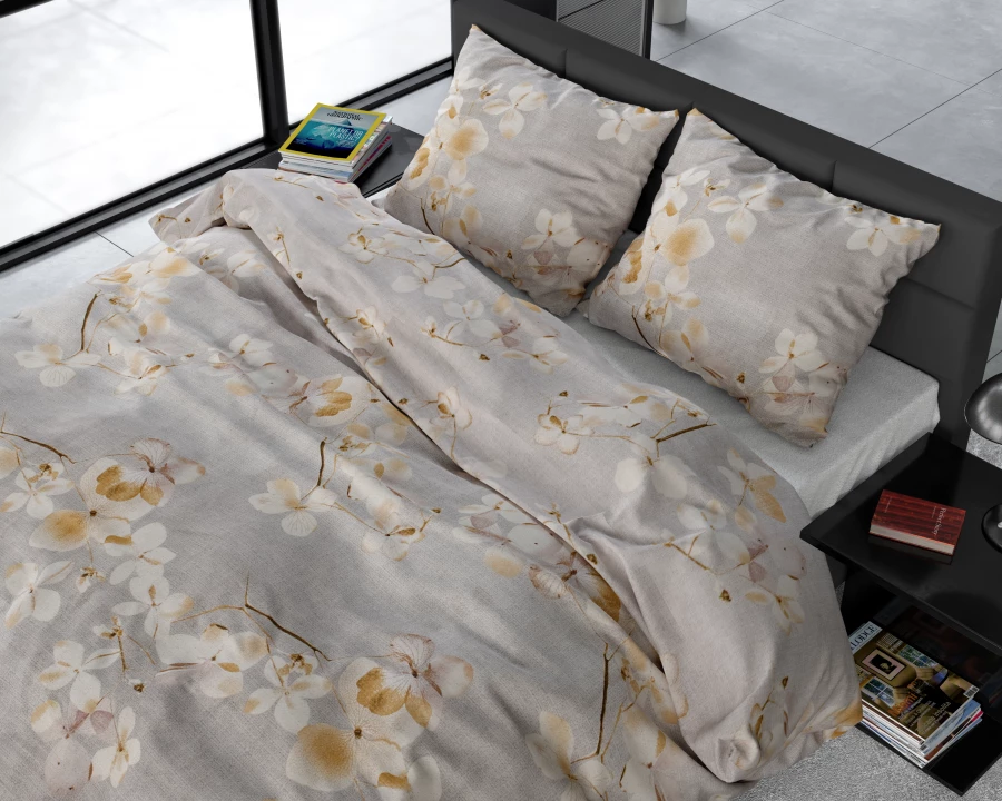 Beauty Skin Care Dekbedovertrek Taupe