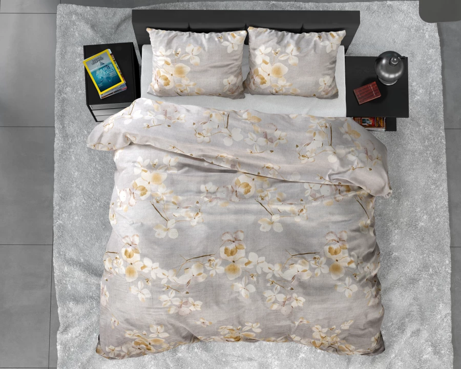 Beauty Skin Care Dekbedovertrek Taupe