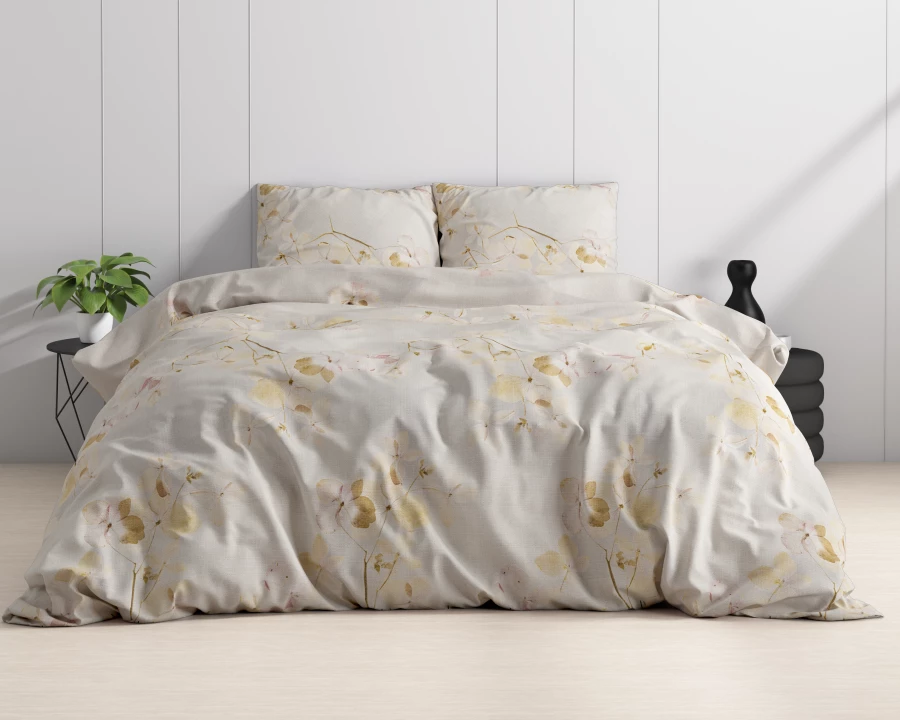 Beauty Skin Care Dekbedovertrek Taupe