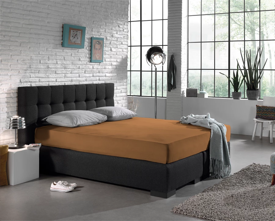 Enkel Jersey 135 gr. Hoeslaken Wit