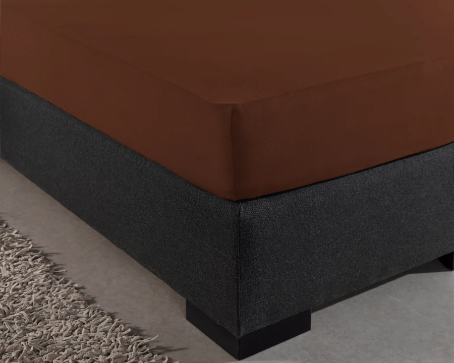 Enkel Jersey 135 gr. Hoeslaken Rood