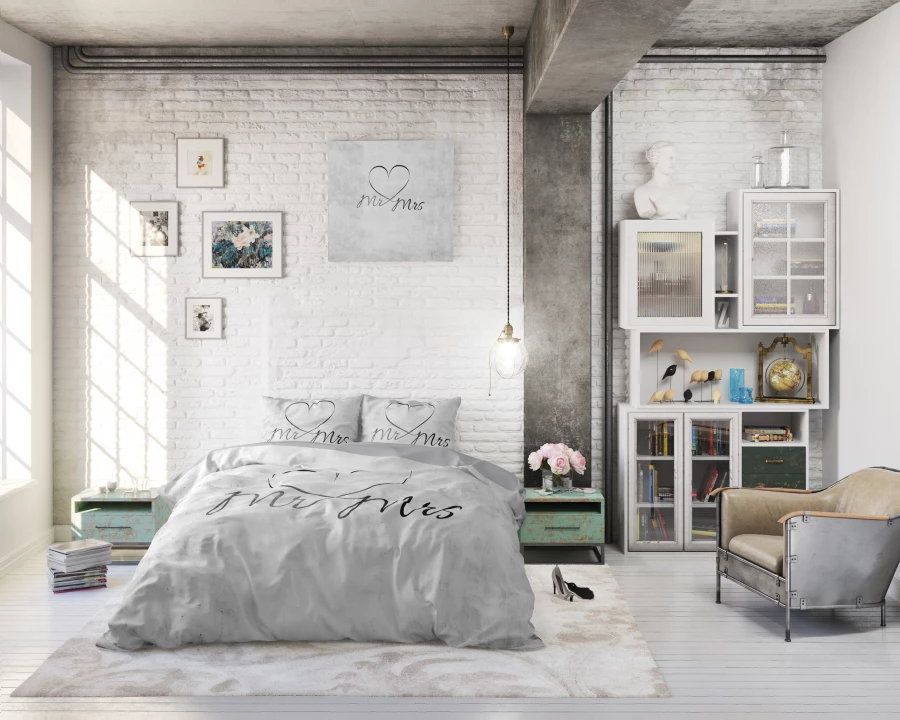 Flanel Premium Hoeslaken Grijs