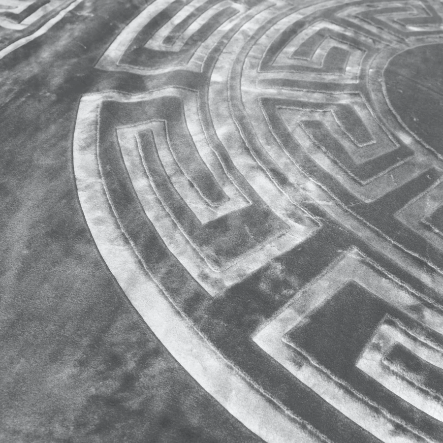 Embossed Zeta Deken Grijs 200 x 240