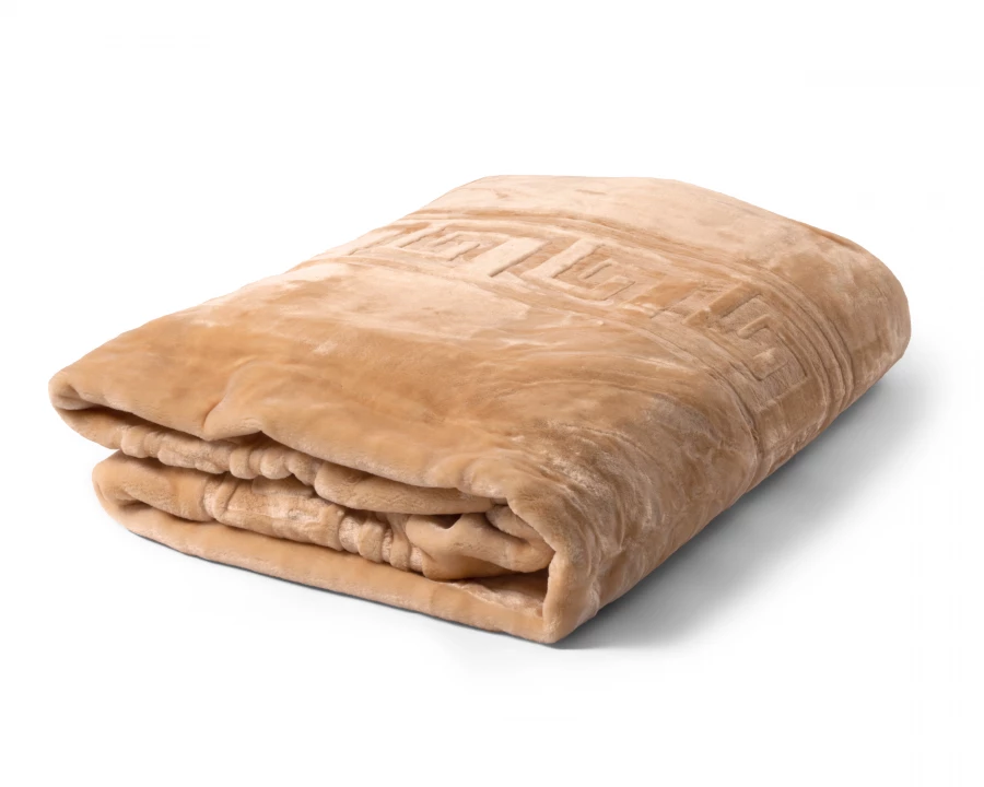 Embossed Zeta Deken Crème 200 x 240