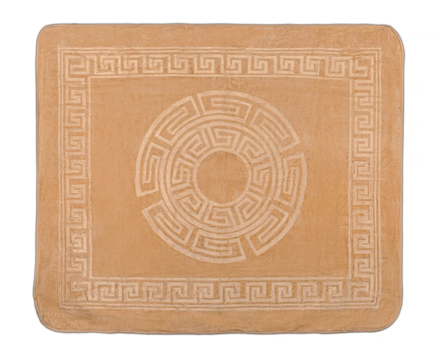 Embossed Zeta Deken Crème 200 x 240