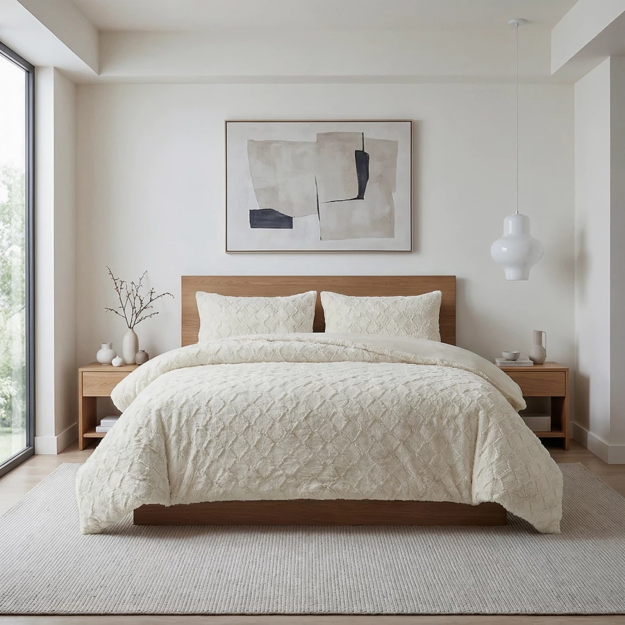 Faux Fur Syon Crème