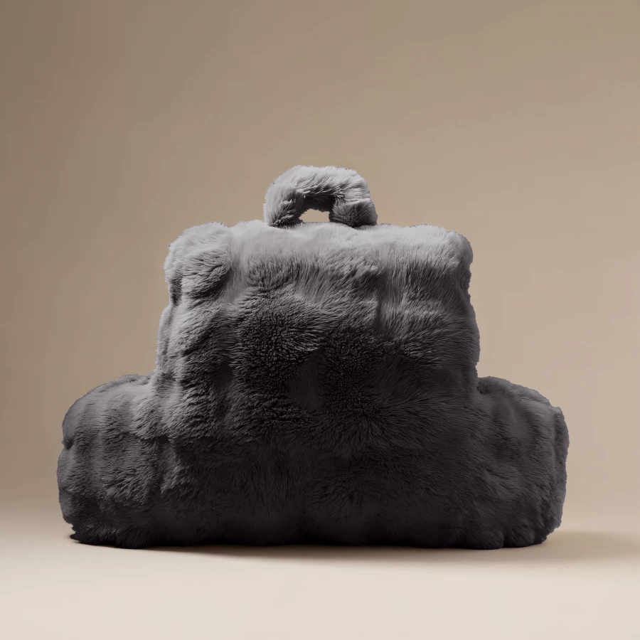 Bedrest Pompom Antraciet 34 x 50