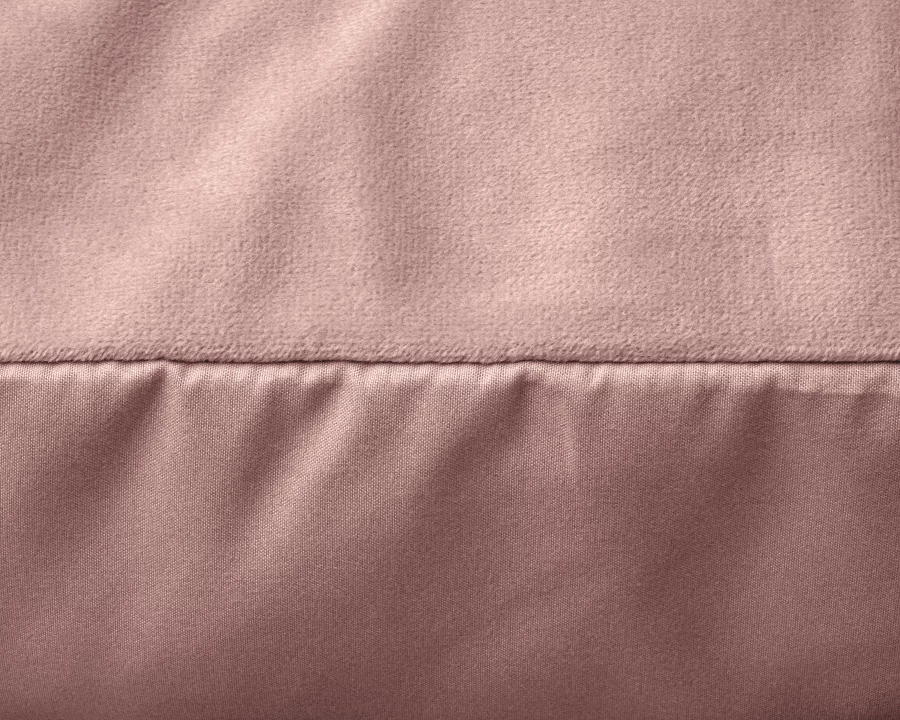 Velvet 2 in 1 kussenslopen Oud Roze 60 x 70