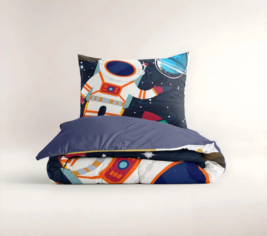 Space man 2 Blauw 140 x 200/220