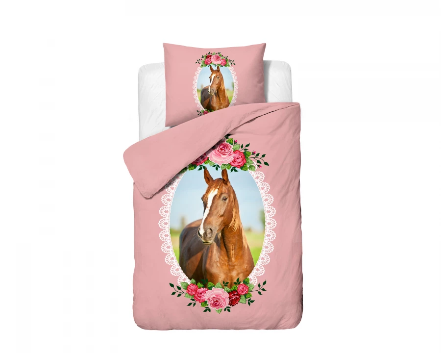 Cute Horse Roze 140 x 200/220