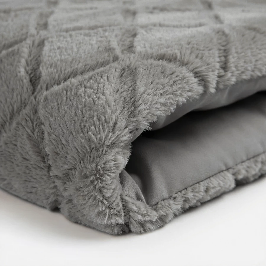 Faux Fur Syon Grijs